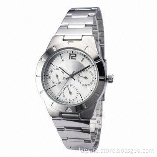 Women's Metal Gift Watches with Stainless Steel Back and Classic Japan Movement